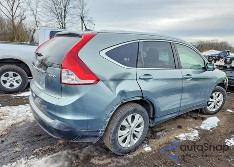 2012 Honda Cr-V Exl z USA, uszkodzony, nr VIN JHLRM4H77CC012589